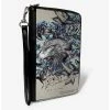 Boxlunch Harry Potter Ravenclaw Floral Sketch Zip Around Wallet -Boxlunch-shop 16926504 hi