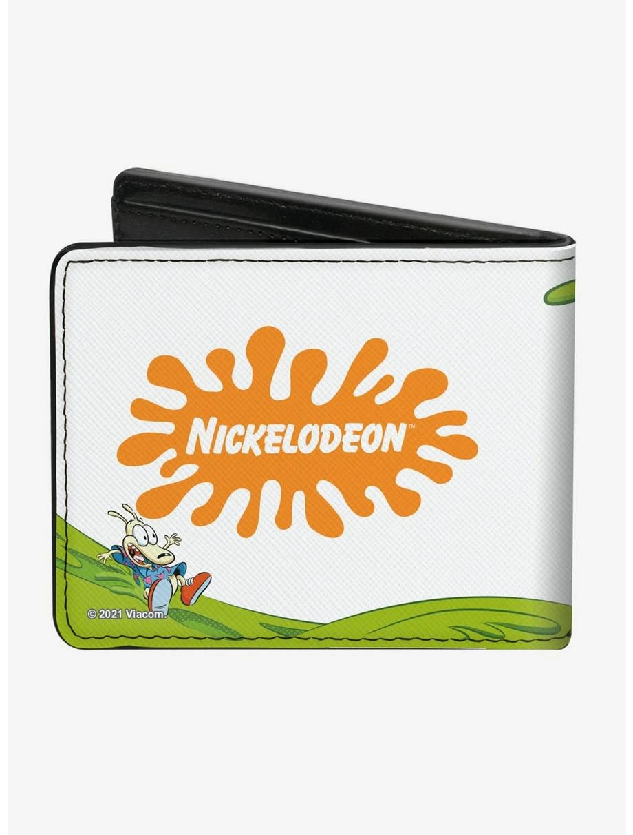 Boxlunch Nickelodeon Splat Logo Mash Up Bifold Wallet 4 Boxlunch Nickelodeon Splat Logo Mash Up Bifold Wallet - Image 2