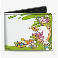 Boxlunch Nickelodeon Splat Logo Mash Up Bifold Wallet