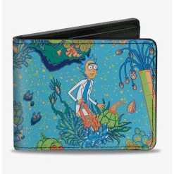 Boxlunch Rick And Morty Botanical Garden Bifold Wallet