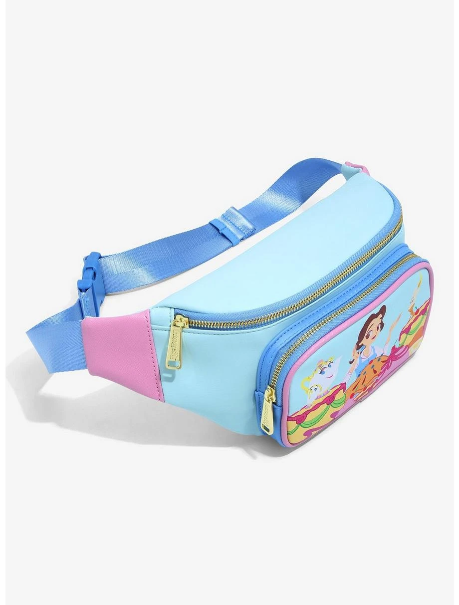 Loungefly Disney Beauty And The Beast Be Our Guest Fanny Pack - BoxLunch Exclusive 4 Loungefly Disney Beauty And The Beast Be Our Guest Fanny Pack - BoxLunch Exclusive - Image 2