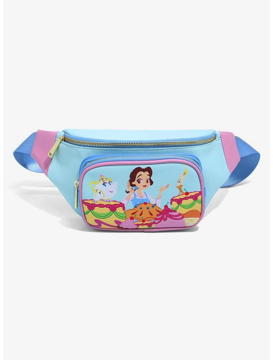 Loungefly Disney Beauty And The Beast Be Our Guest Fanny Pack - BoxLunch Exclusive 3 Loungefly Disney Beauty And The Beast Be Our Guest Fanny Pack - BoxLunch Exclusive