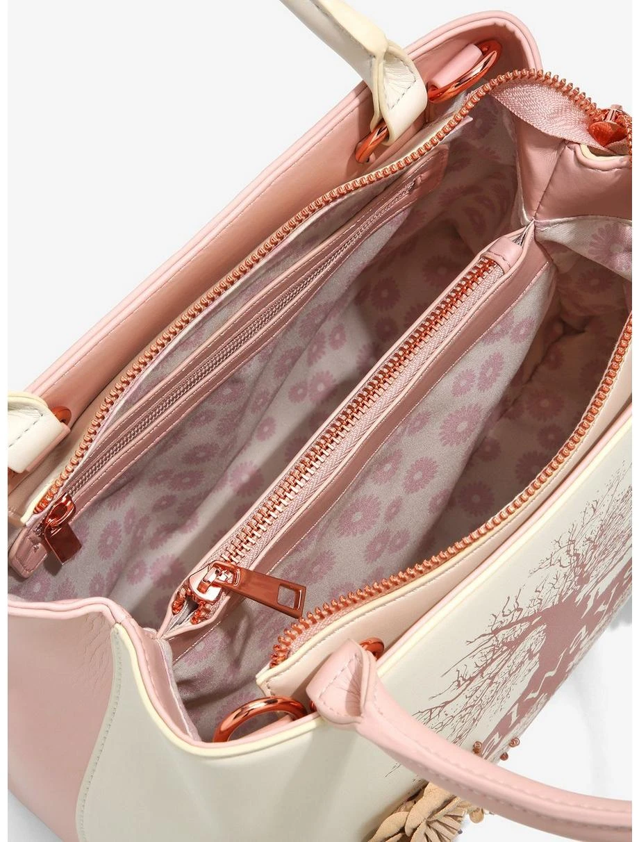 Harry Potter Always Floral Handbag - BoxLunch Exclusive 7 Harry Potter Always Floral Handbag - BoxLunch Exclusive - Image 5