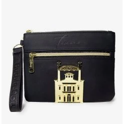 Boxlunch Disney The Princess And The Frog Tiana Castle Emblem Double Pocket Wristlet