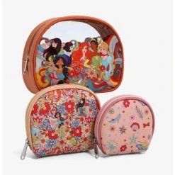 Disney Princess Groovy Group Portrait Cosmetic Bag Set - BoxLunch Exclusive -Boxlunch-shop 17721451 av1