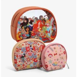Disney Princess Groovy Group Portrait Cosmetic Bag Set - BoxLunch Exclusive -Boxlunch-shop 17721451 av2
