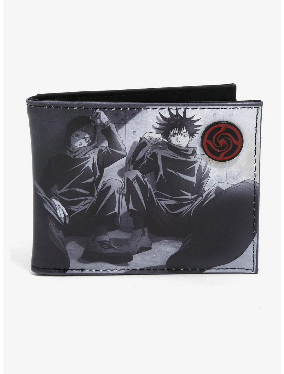 Jujutsu Kaisen Megumi And Yuji Bifold Wallet - BoxLunch Exclusive 3 Jujutsu Kaisen Megumi And Yuji Bifold Wallet - BoxLunch Exclusive