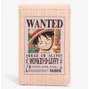 One Piece Monkey D. Luffy Wanted Poster Bifold Wallet - BoxLunch Exclusive