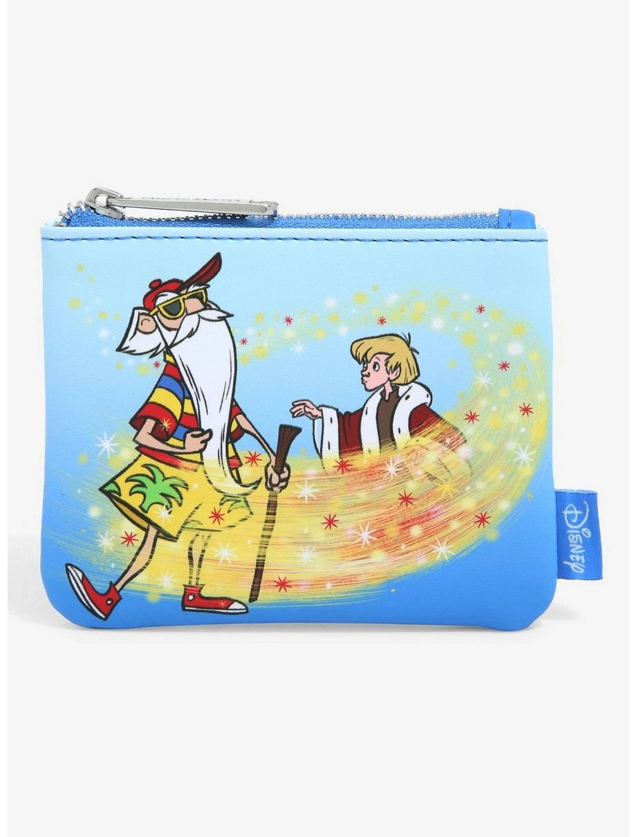Loungefly Disney The Sword In The Stone Arthur & Merlin Vacation Coin Purse - BoxLunch Exclusive 3 Loungefly Disney The Sword In The Stone Arthur & Merlin Vacation Coin Purse - BoxLunch Exclusive