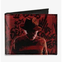Boxlunch A Nightmare On Elm Street Scrawls Bifold Wallet