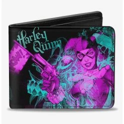 Boxlunch DC Comics Harley Quinn Joker Bifold Wallet