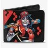 Boxlunch DC Comics Harley Quinn La Baseball Bifold Wallet -Boxlunch-shop 19886892 hi