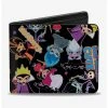 Boxlunch Disney Villains Don't Call Us Cute Bifold Wallet -Boxlunch-shop 19886924 hi