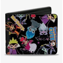 Boxlunch Disney Villains Don't Call Us Cute Bifold Wallet