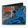 Boxlunch Marvel Black Panther Comic Blocks Bifold Wallet -Boxlunch-shop 19886936 hi