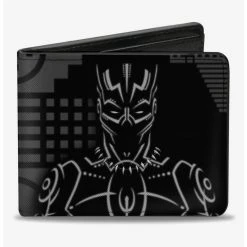 Boxlunch Marvel Black Panther Tribal Bifold Wallet