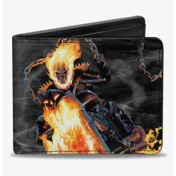 Boxlunch Marvel Ghost Rider Riding Bifold Wallet