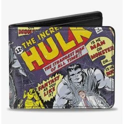 Boxlunch Marvel Hulk The Strangest Man Bifold Wallet