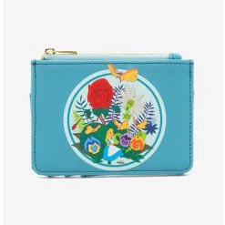 Boxlunch Disney Alice In Wonderland Singing Flowers Cardholder