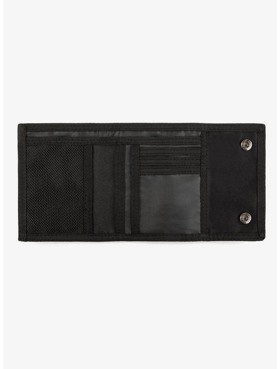 Boxlunch Bugatti Rolling Stones Trifold Wallet With Double Snap Closure Black 5 Boxlunch Bugatti Rolling Stones Trifold Wallet With Double Snap Closure Black - Image 3