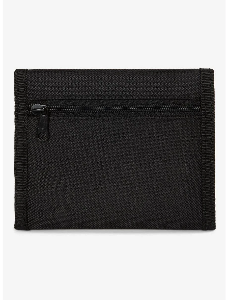 Boxlunch Bugatti Rolling Stones Trifold Wallet With Double Snap Closure Black 6 Boxlunch Bugatti Rolling Stones Trifold Wallet With Double Snap Closure Black - Image 4