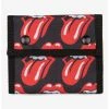 Boxlunch Bugatti Rolling Stones Trifold Wallet With Double Snap Closure Red -Boxlunch-shop 19958633 hi