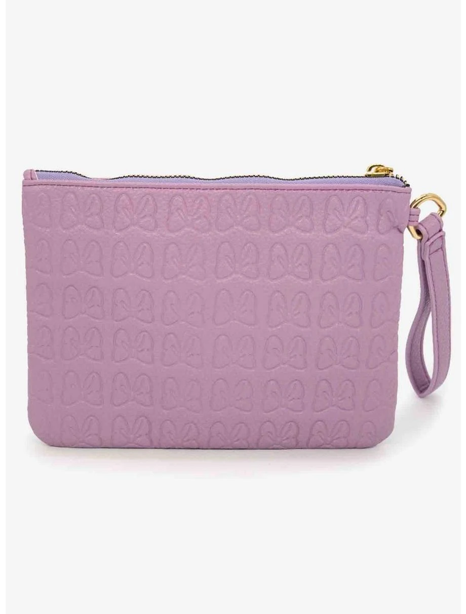 Boxlunch Disney Minnie Mouse Bow Vegan Leather Wristlet Wallet 5 Boxlunch Disney Minnie Mouse Bow Vegan Leather Wristlet Wallet - Image 3