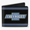 Boxlunch 1916 Chevrolet Bowtie Logo Stripes Bifold Wallet
