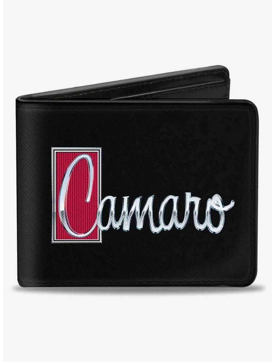 Boxlunch 1972 Camaro Script Emblem Bifold Wallet 3 Boxlunch 1972 Camaro Script Emblem Bifold Wallet