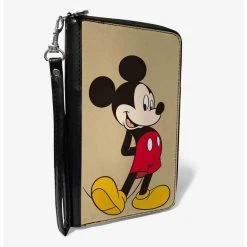 Boxlunch Disney Classic Mickey Mouse Standing Pose Zip Around Wallet