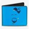 Boxlunch Disney Aladdin 2019 Genie Face At Your Service Bifold Wallet