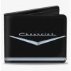 Boxlunch 1955 57 Chevrolet V Emblem Stripe Bifold Wallet -Boxlunch-shop 20215718 hi