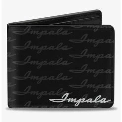 Boxlunch 1962 Impala Script Emblem Repeat Bifold Wallet