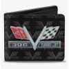 Boxlunch 1967 Impala 396 Turbo Jet V Emblem Monogram Bifold Wallet