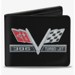 Boxlunch 1967 Impala 396 Turbo Jet V Emblem Bifold Wallet