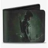 Boxlunch DC Comics Arrow Standing Profile Pose Arrow Tips Bifold Wallet -Boxlunch-shop 20215780 hi