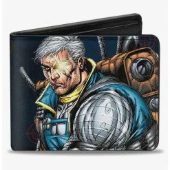 Boxlunch Marvel X-Men Cable Laser Eye Cover Pose Targets Bifold Wallet