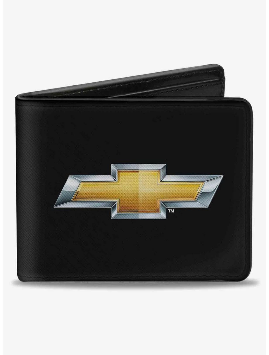 Boxlunch Chevy Bowtie Logo CenteBifold Wallet 3 Boxlunch Chevy Bowtie Logo CenteBifold Wallet
