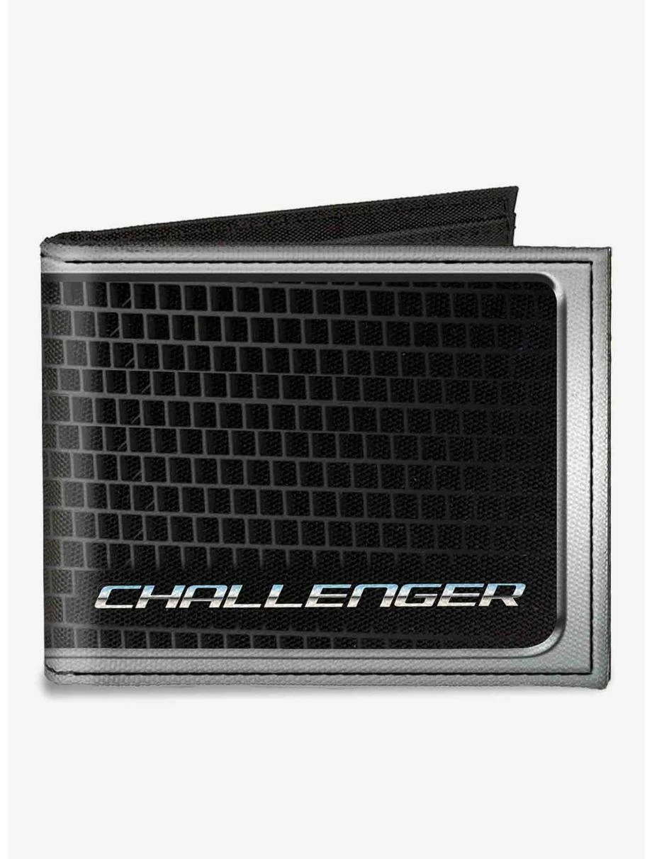 Boxlunch Challenger Bold Grille Canvas Bifold Wallet 3 Boxlunch Challenger Bold Grille Canvas Bifold Wallet