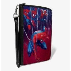 Boxlunch Marvel Spider-Man Beyond Amazing Web Action Poses Zip Around Wallet