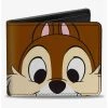 Boxlunch Disney Chip And Dale Chip Face Close Up And Autograph Bifold Wallet -Boxlunch-shop 20215918 hi