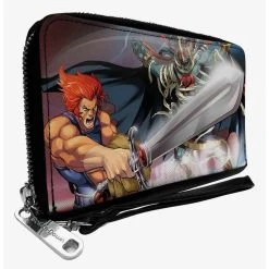 Boxlunch ThunderCats Lion O And Mumm Ra Sword Of Omens Pose Zip Around Wallet