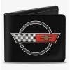 Boxlunch Corvette C4 Checker Bowtie Logo Bifold Wallet -Boxlunch-shop 20215962 hi
