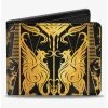 Boxlunch Fantastic Beasts Obscurus Book Binding Close Up Bifold Wallet -Boxlunch-shop 20216010 hi