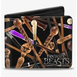 Boxlunch Fantastic Beasts Wands ScatteBifold Wallet