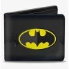 Boxlunch DC Comics Batman Icon CenteBat Signal Stripe Bifold Wallet