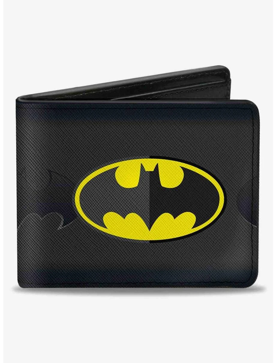 Boxlunch DC Comics Batman Icon CenteBat Signal Stripe Bifold Wallet 3 Boxlunch DC Comics Batman Icon CenteBat Signal Stripe Bifold Wallet