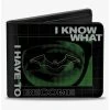 Boxlunch DC Comics The Batman Movie Riddler I Know What I Have To Become Quote Bifold Wallet -Boxlunch-shop 20216108 hi