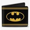 Boxlunch DC Comics Batman Shield Double Stripe Bifold Wallet 1 Boxlunch DC Comics Batman Shield Double Stripe Bifold Wallet -Boxlunch-shop 20216118 hi