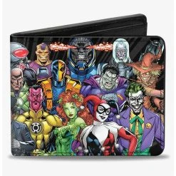 Boxlunch DC Comics DC 23 Villains Group Pose Bifold Wallet